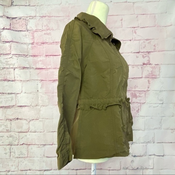 LOFT Olive Green Light Jacket - Picture 3 of 13